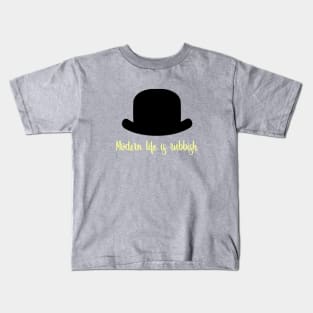 Modern Life Is Rubbish, mustard Kids T-Shirt